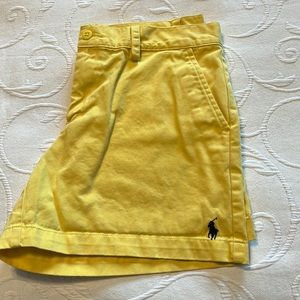 Yellow shorts
